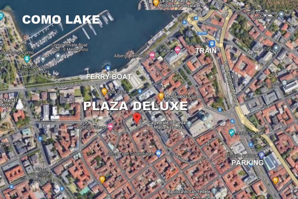 Plaza Deluxe Modern Center House - View Como Lake - Top Privacy Esterno foto